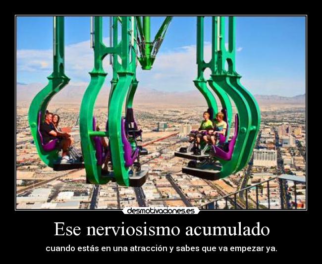 Ese nerviosismo acumulado - 