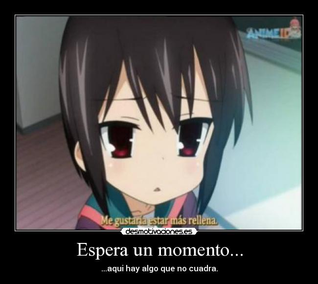 Espera un momento... - ...aqui hay algo que no cuadra.