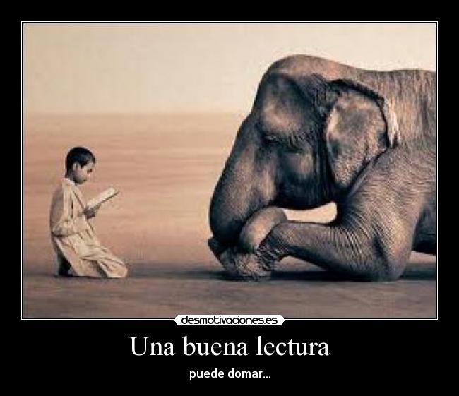 Una buena lectura - puede domar...