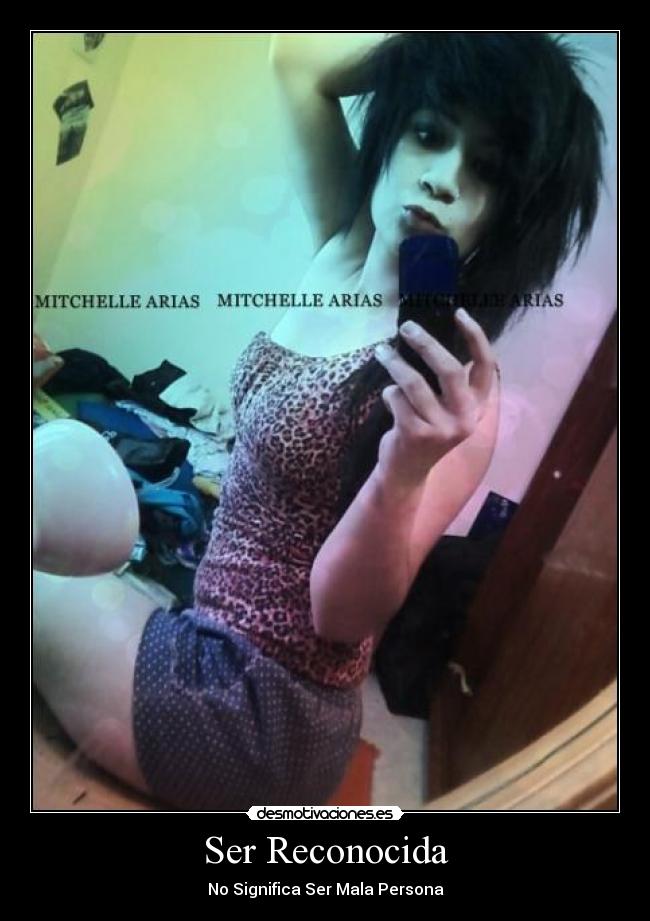 Ser Reconocida - No Significa Ser Mala Persona