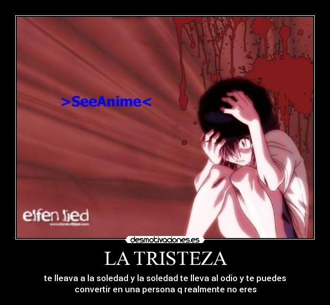 LA TRISTEZA -
