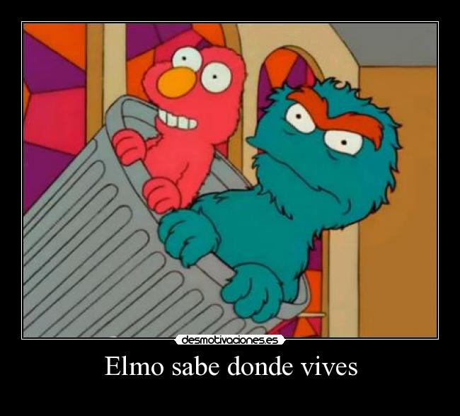 Elmo sabe donde vives -