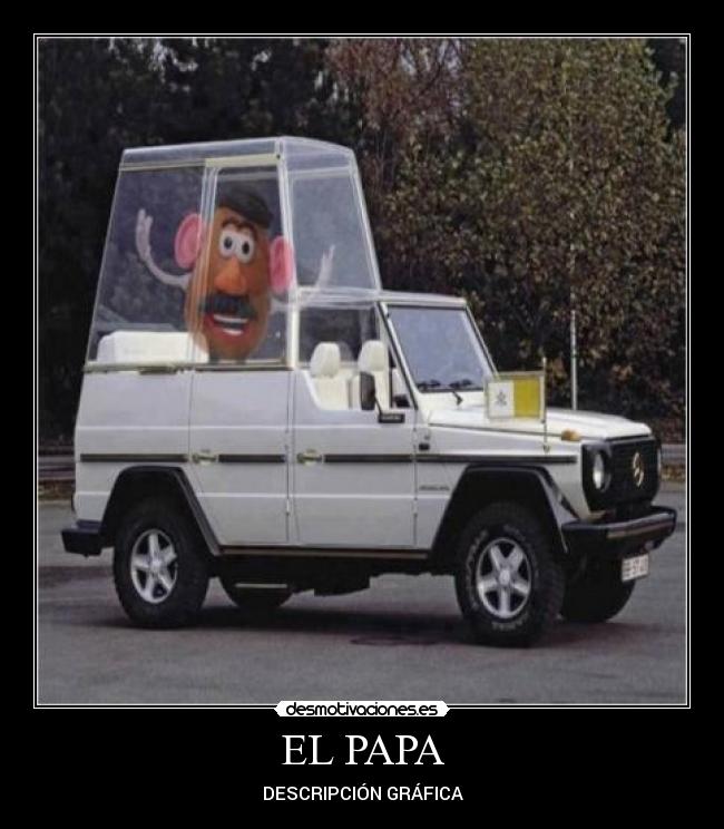 EL PAPA - DESCRIPCIÓN GRÁFICA