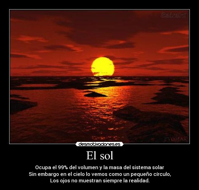 El sol -
