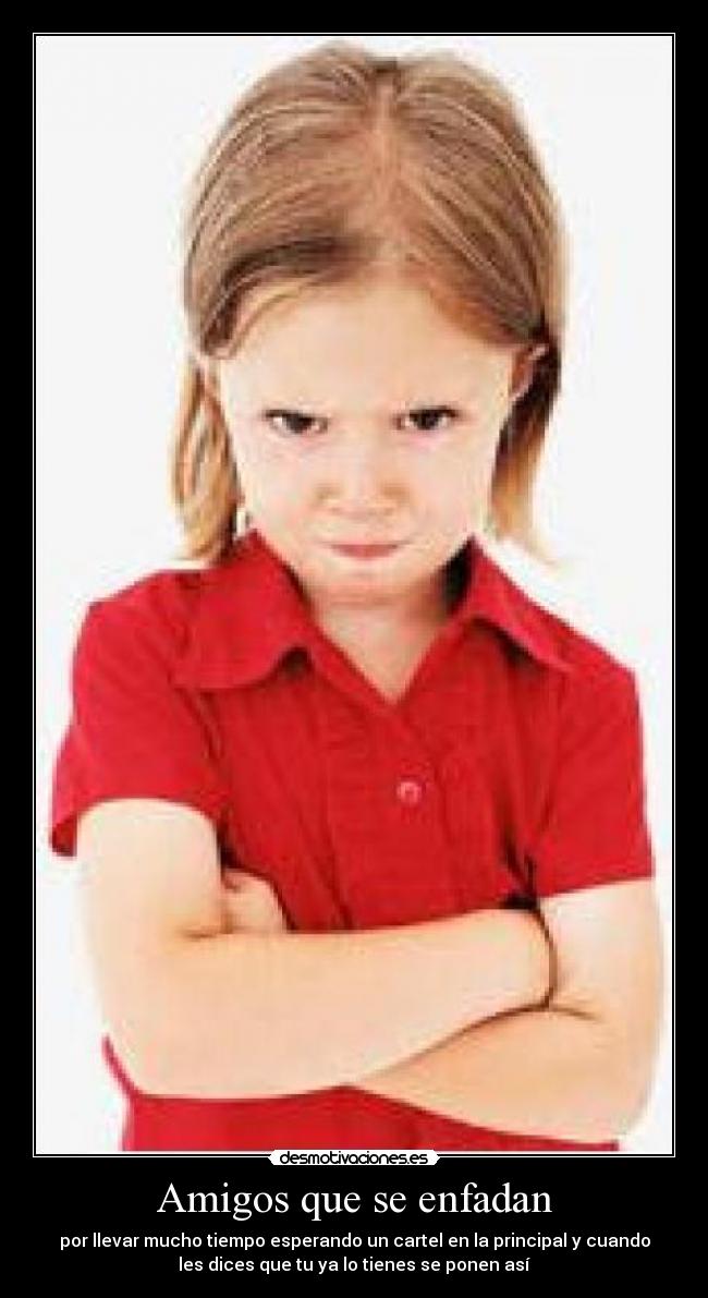 Amigos que se enfadan - 