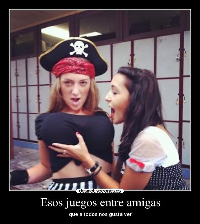 Esos juegos entre amigas - que a todos nos gusta ver