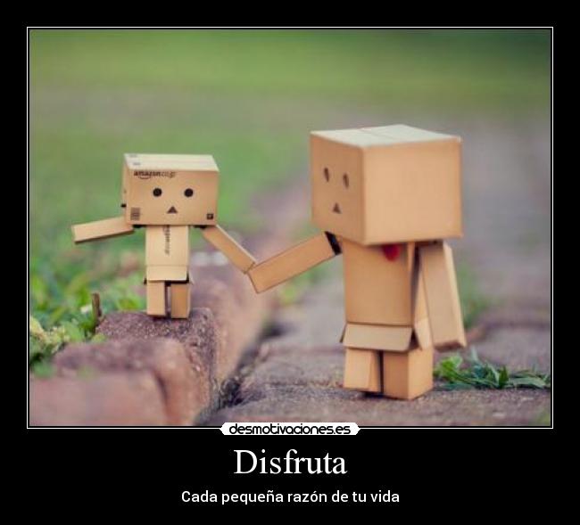Disfruta - Cada pequeña razón de tu vida