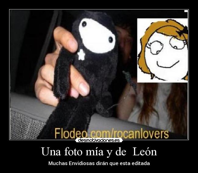 Una foto mía y de  León - 