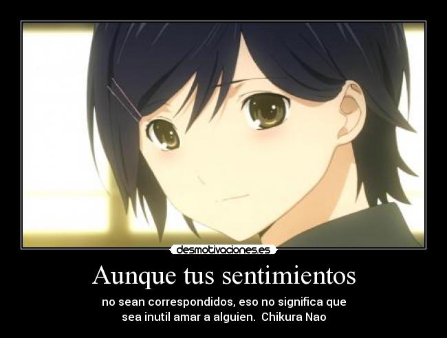 Aunque tus sentimientos -