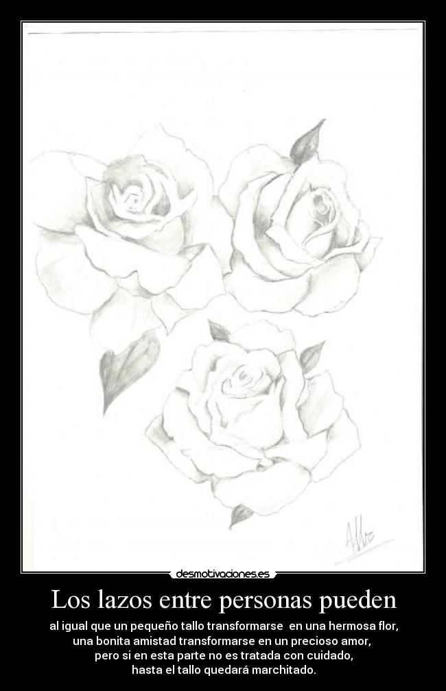 Los lazos entre personas pueden -