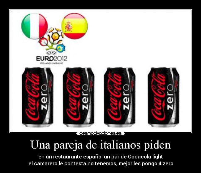 Una pareja de italianos piden - 