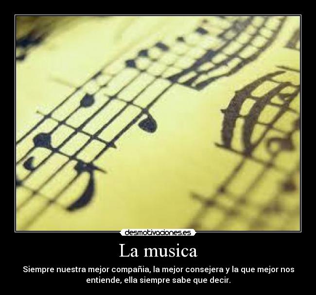 La musica -