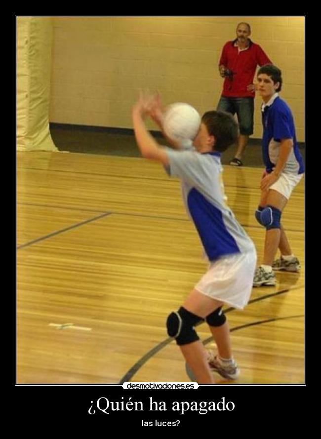 ¿Quién ha apagado - las luces?