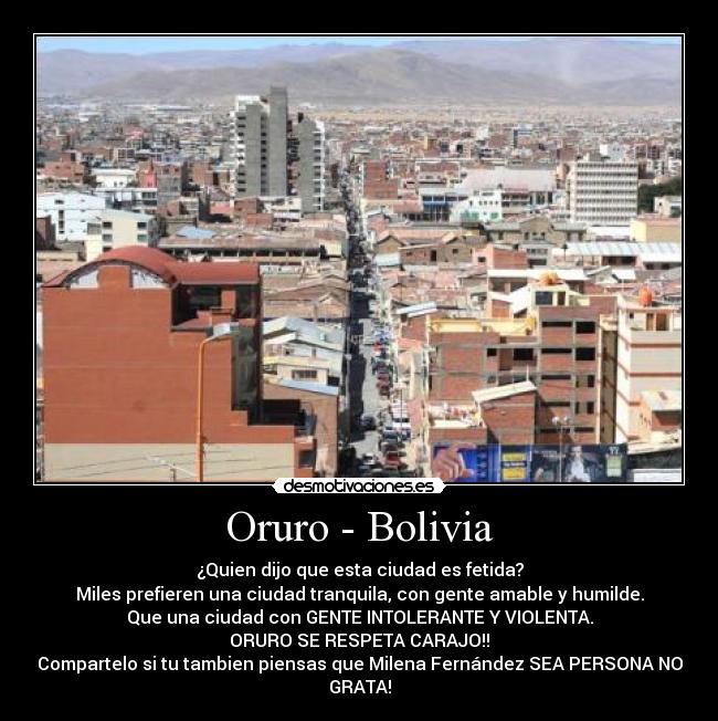 carteles oruro bolivia desmotivaciones
