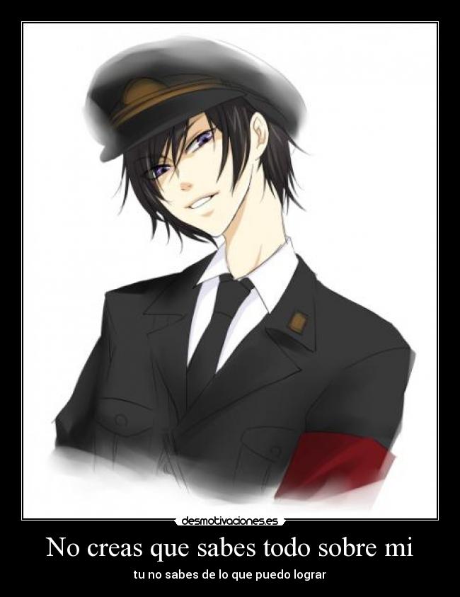 No creas que sabes todo sobre mi - 
