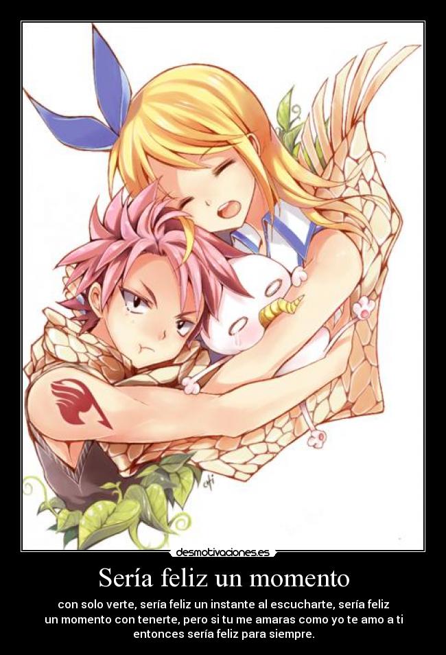 Sería feliz un momento -