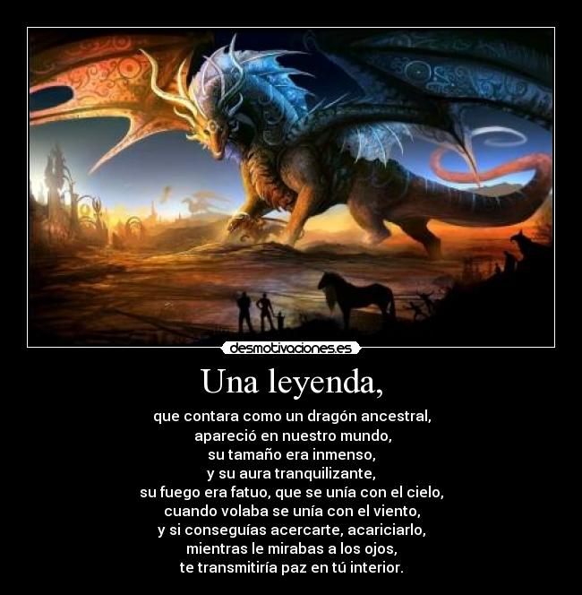 Una leyenda, - 