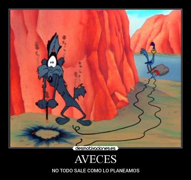 AVECES - NO TODO SALE COMO LO PLANEAMOS