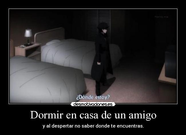 carteles dormir casa gaararafez harukaze anime manga fate zero desmotivaciones