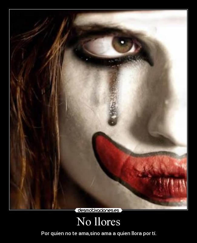 No llores -