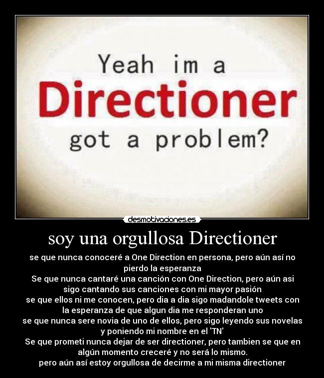 soy una orgullosa Directioner -
