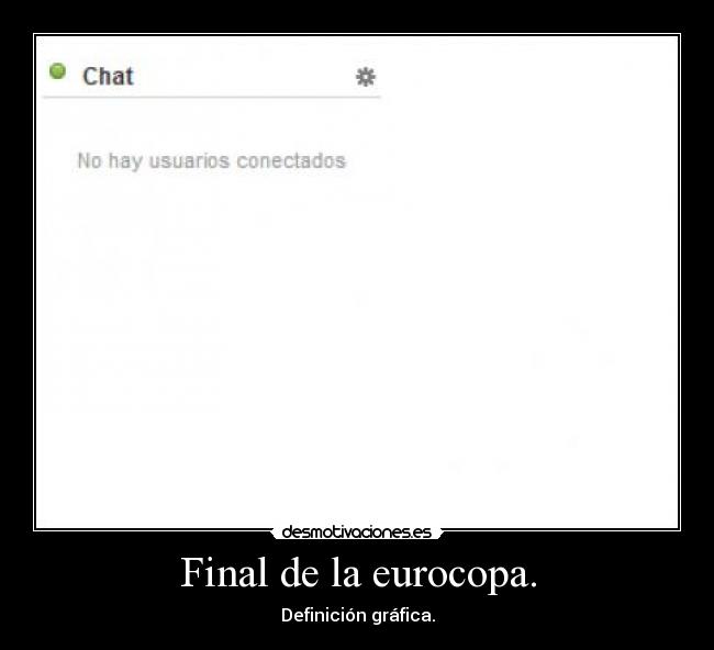 Final de la eurocopa. -