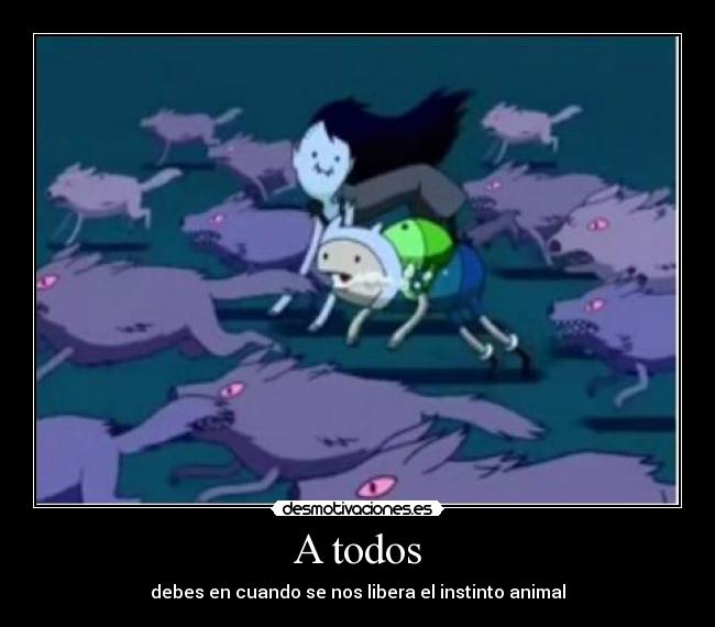 carteles anime hora aventura desmotivaciones