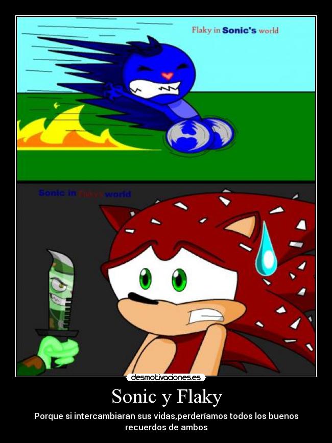 Sonic y Flaky - 