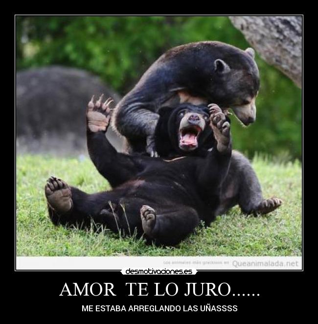 AMOR  TE LO JURO...... - ME ESTABA ARREGLANDO LAS UÑASSSS