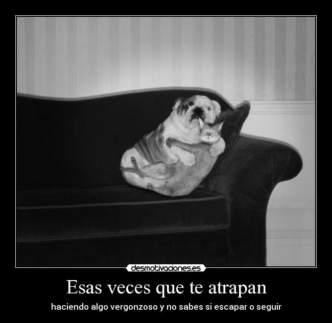 Esas veces que te atrapan -