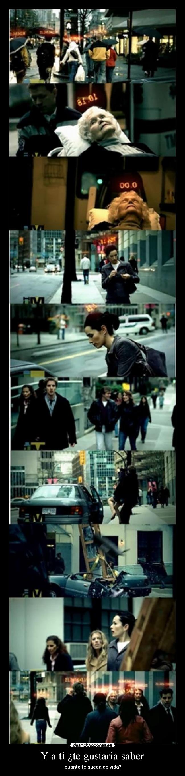 Y a ti ¿te gustaría saber - cuanto te queda de vida?