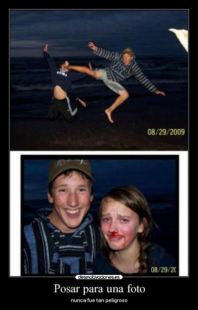 Posar para una foto - nunca fue tan peligroso