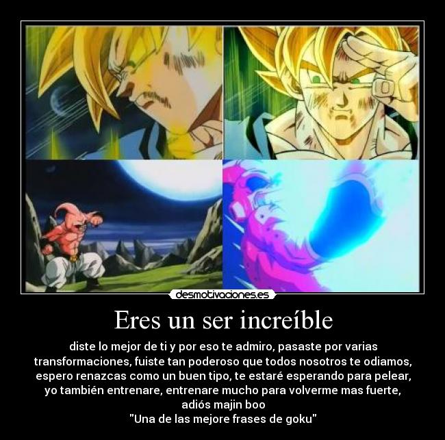 Eres un ser increíble - 