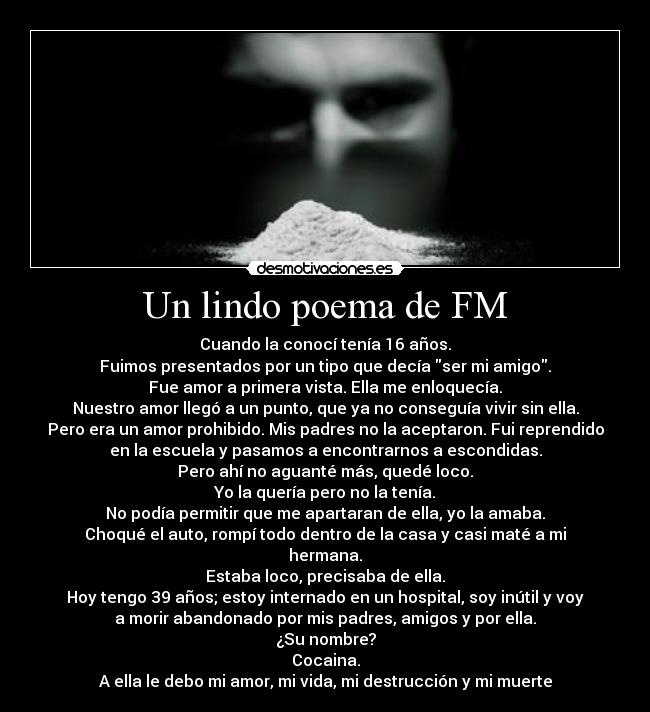 Un lindo poema de FM -