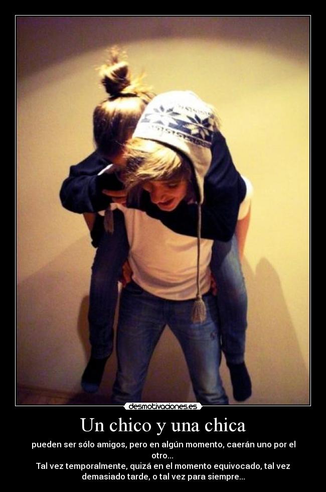 Un chico y una chica -