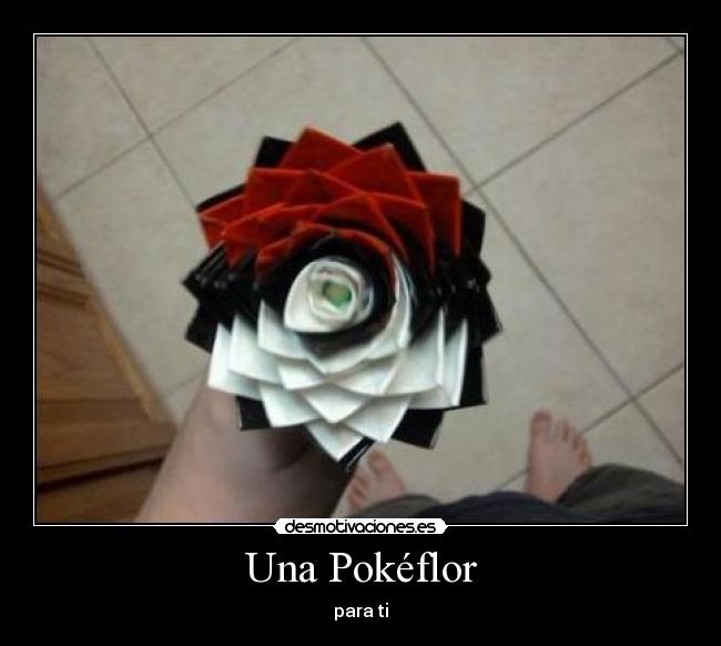 Una Pokéflor -