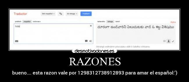 RAZONES -