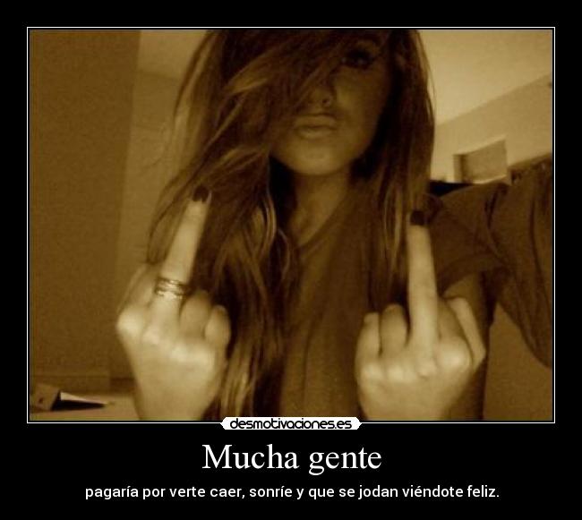 Mucha gente -