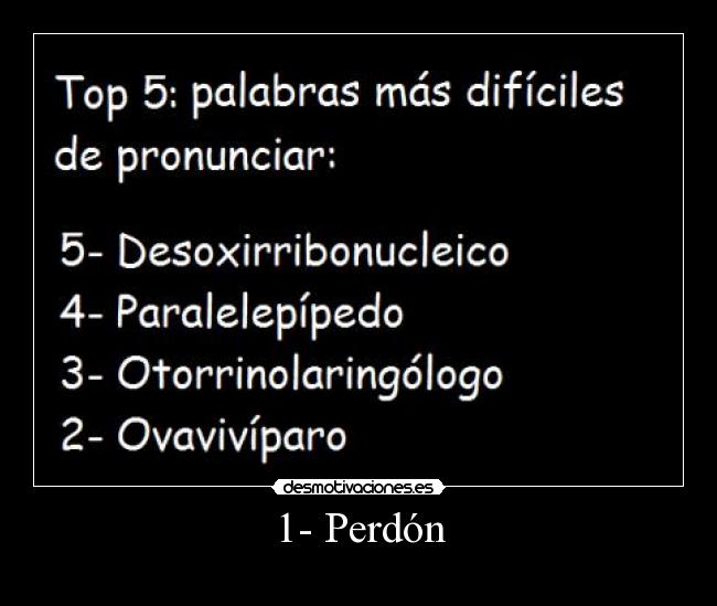 1- Perdón - 