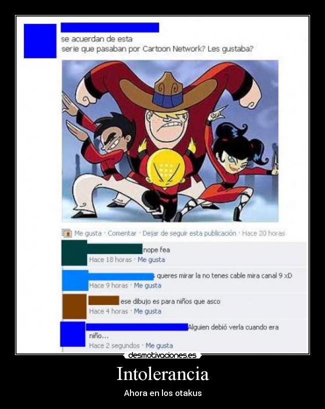 carteles dibujos cartoonnetwork anime television xialoin facebook desmotivaciones