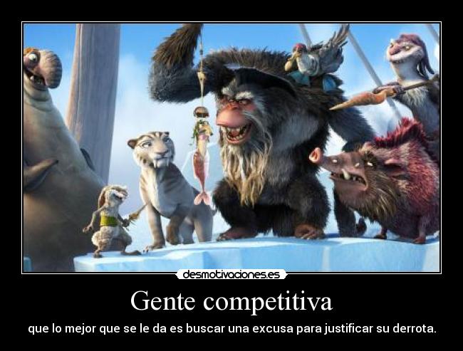 Gente competitiva - 