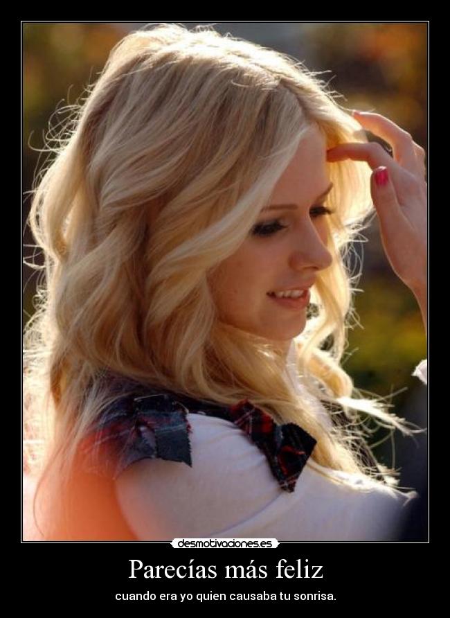 Parecías más feliz - 