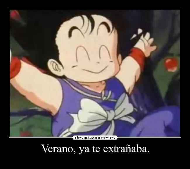 Verano, ya te extrañaba. -