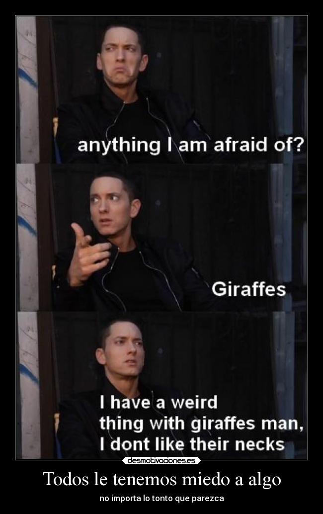 carteles miedo dooby eminem desmotivaciones