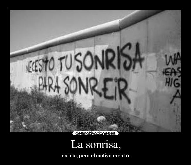 La sonrisa, - 