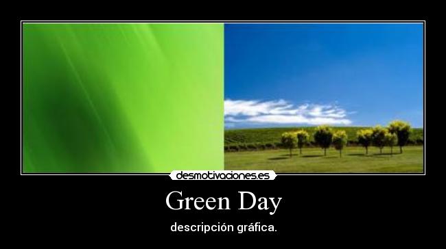 Green Day - descripción gráfica.