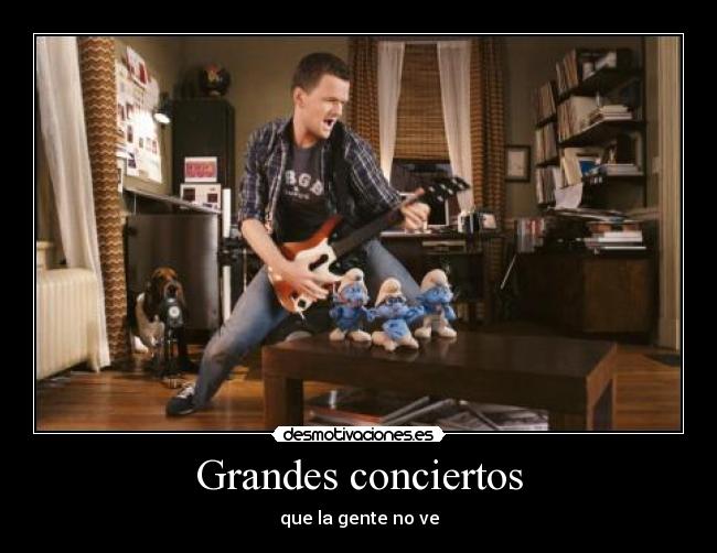 Grandes conciertos - que la gente no ve