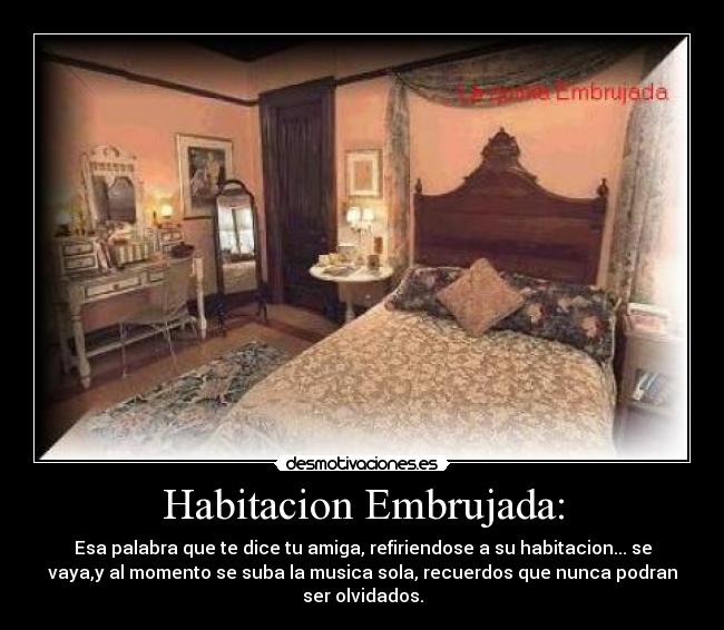 carteles habitacion embrujada desmotivaciones