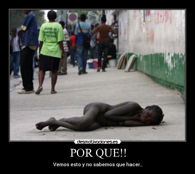 POR QUE!! - Vemos esto y no sabemos que hacer..