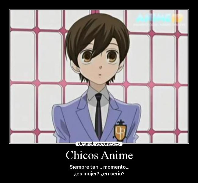 Chicos Anime - Siempre tan... momento...
¿es mujer? ¿en serio?